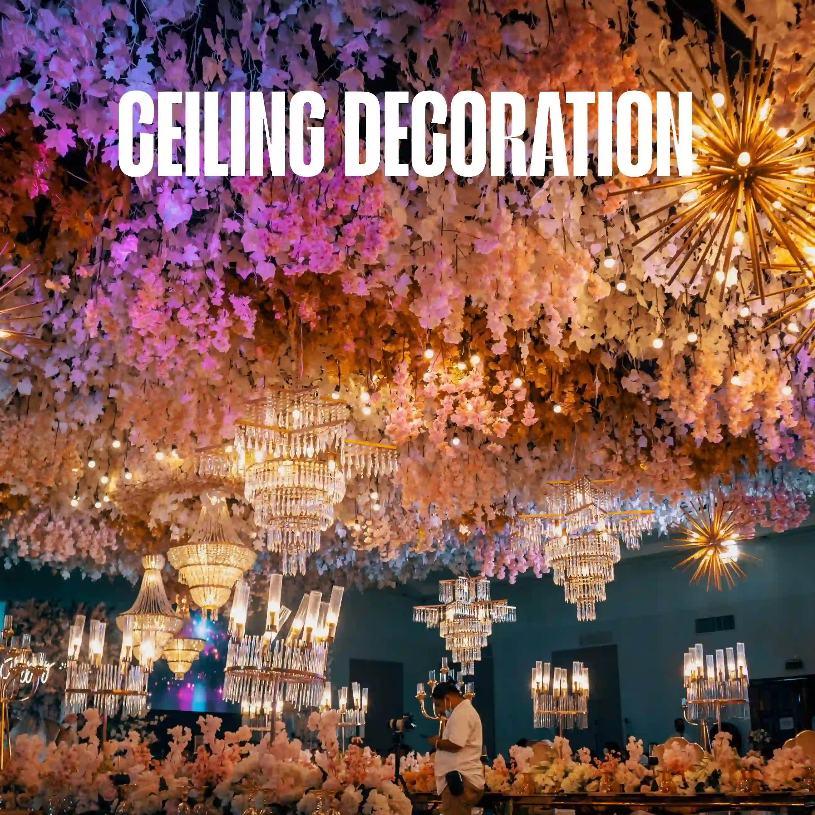 Wedding Ceiling Decoration Services in Coimbatore