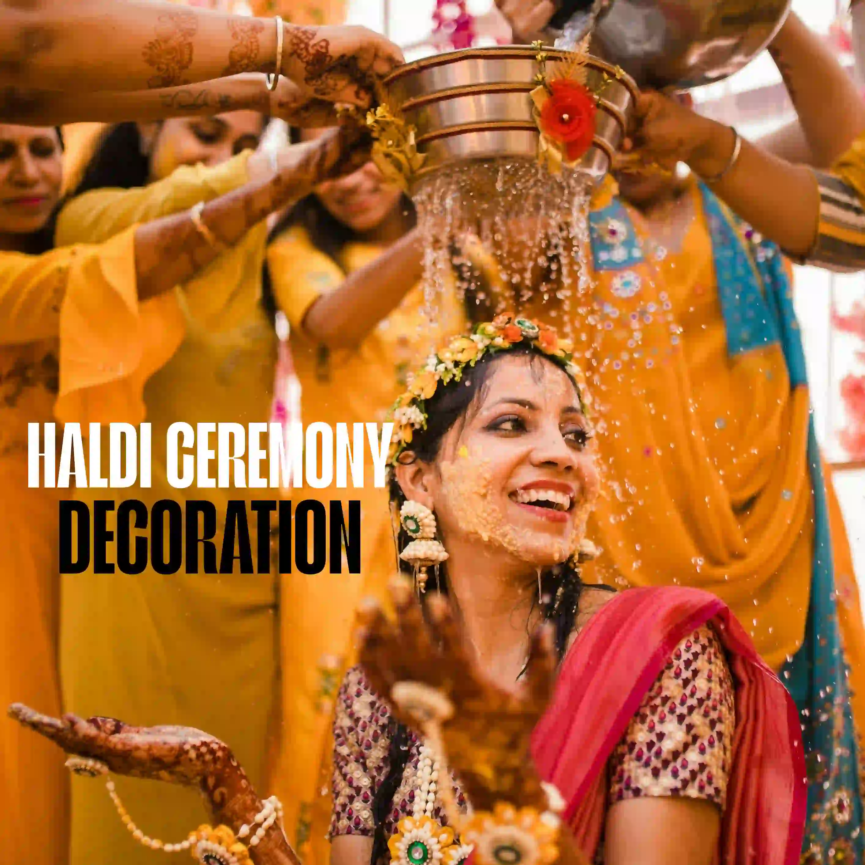 Wedding Haldi Decoration Services in Coimbatore