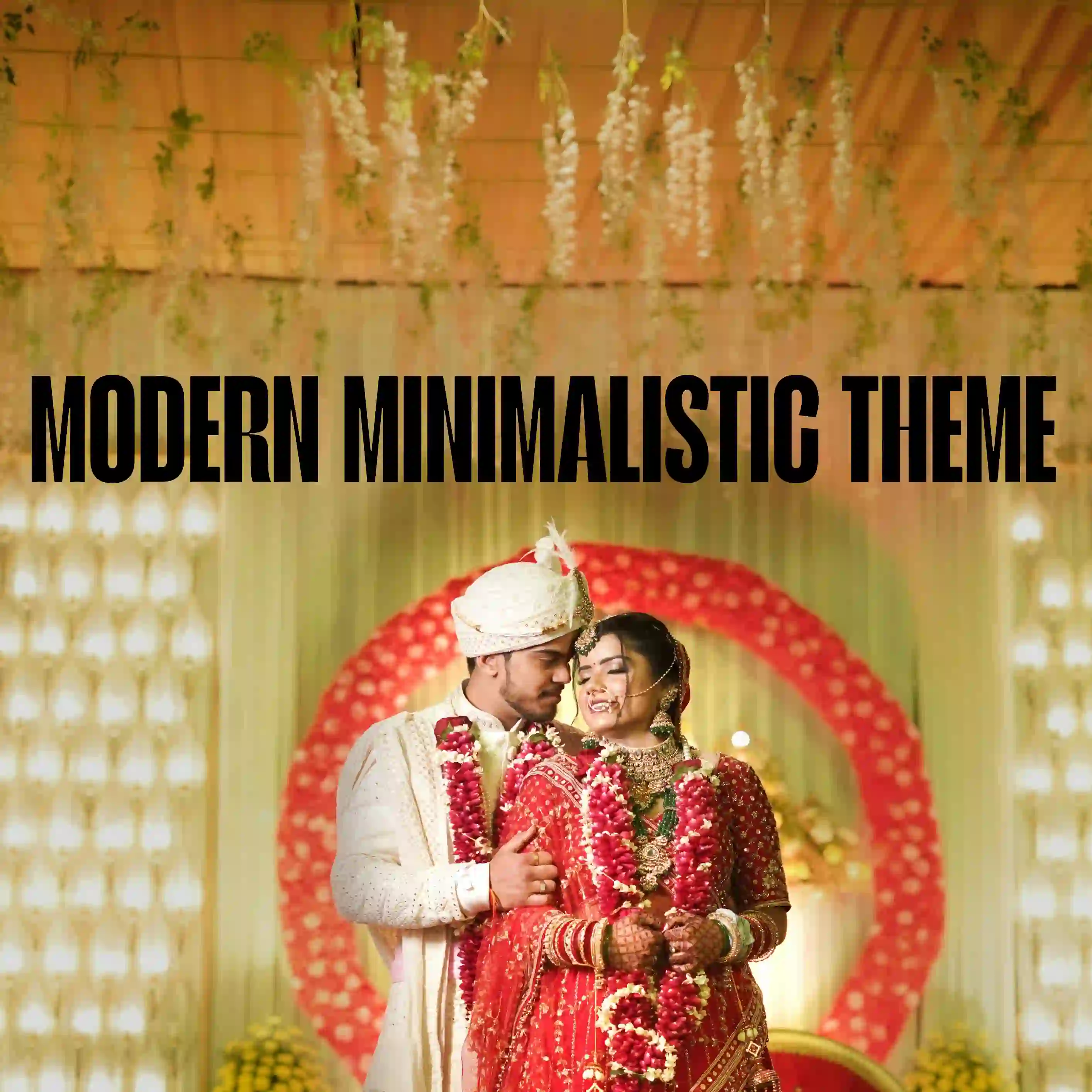 Modern Minimalist Weddding Decoration Theme