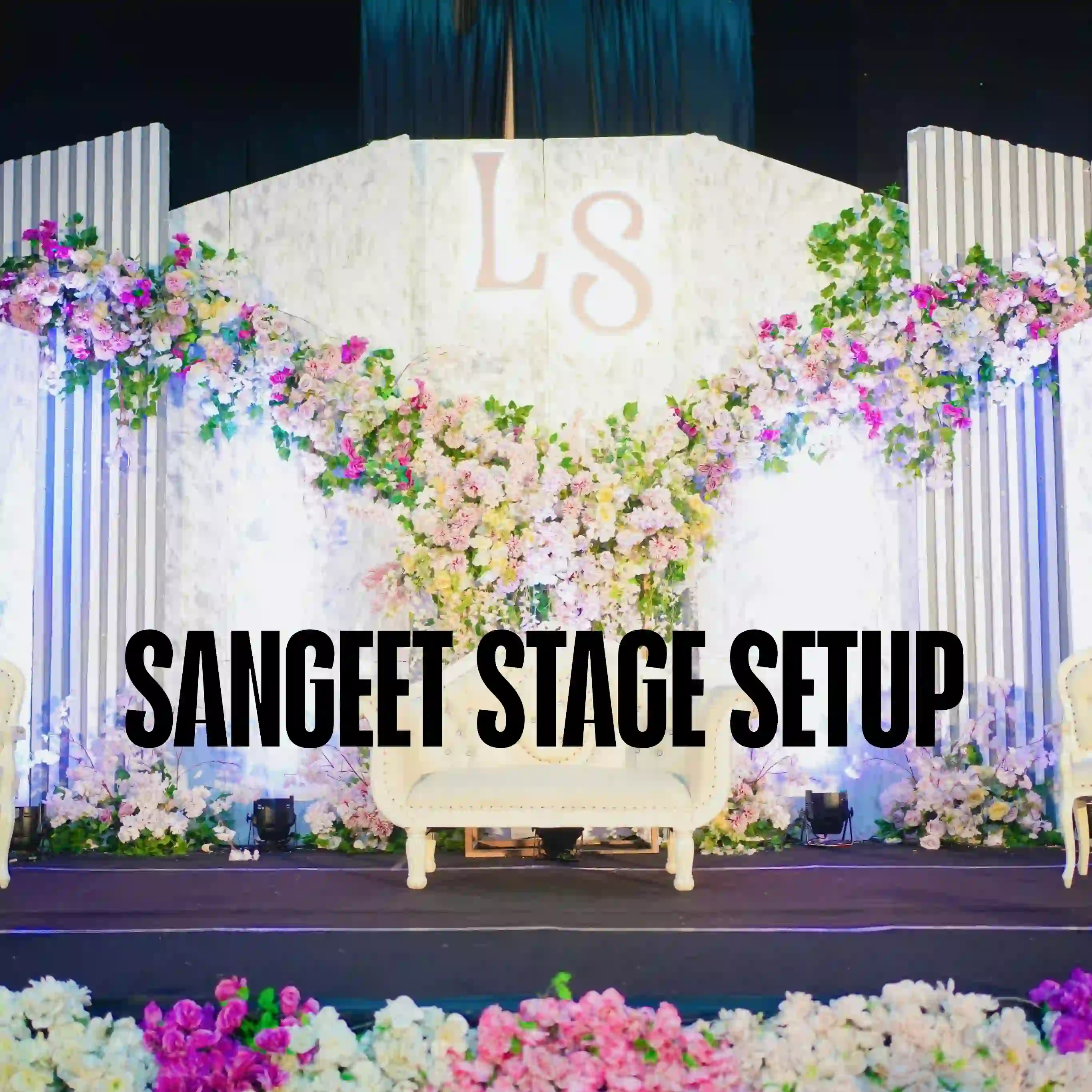 Wedding Sangeet Stage Setup Decoration Services in Coimbatore